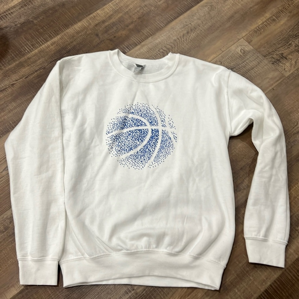 Women’s Gildan size small Basketball crewneck